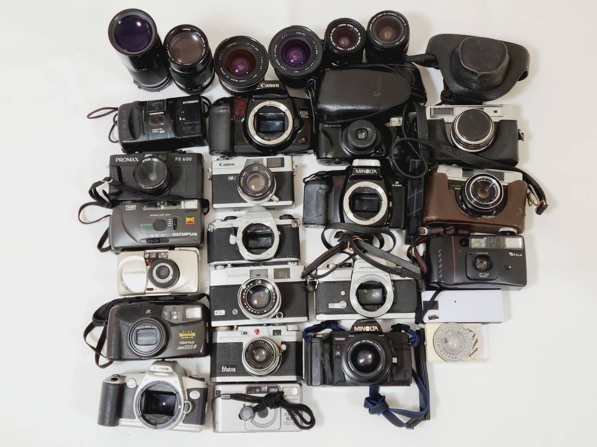 CANON MINOLTA レンズ カメラ ジャンク　まとめ ☆ジャンク品☆Canon MINOLTA PENTAX など カメラ レンズ まとめ28品