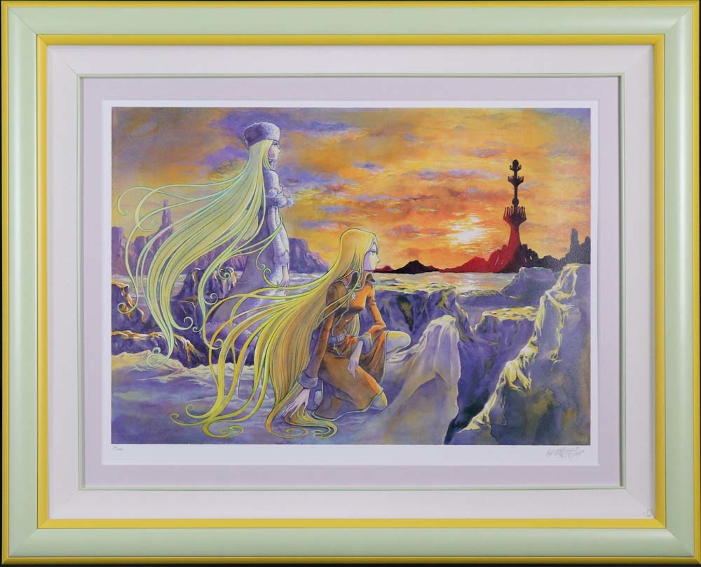 美品 澁澤卿「深宮錦彩」シルクスクリーン 印章・証明シール有 澁澤