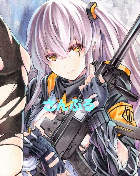 手描きイラスト ドールズフロントライン Ump45 ドルフロ 少女前線 同人 直筆 原画 ａ４イラストボード 手描きイラスト 売買されたオークション情報 Yahooの商品情報をアーカイブ公開 オークファン Aucfan Com