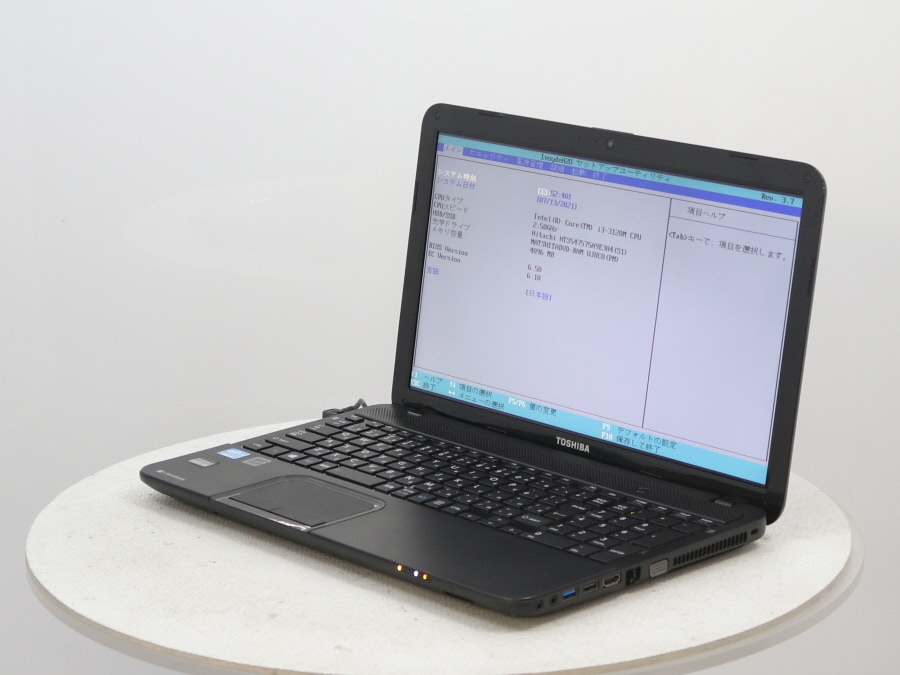 Toshiba 美品☆ 15 TOSHIBA Core i3-3120M SSD 256GB Intel Core i3