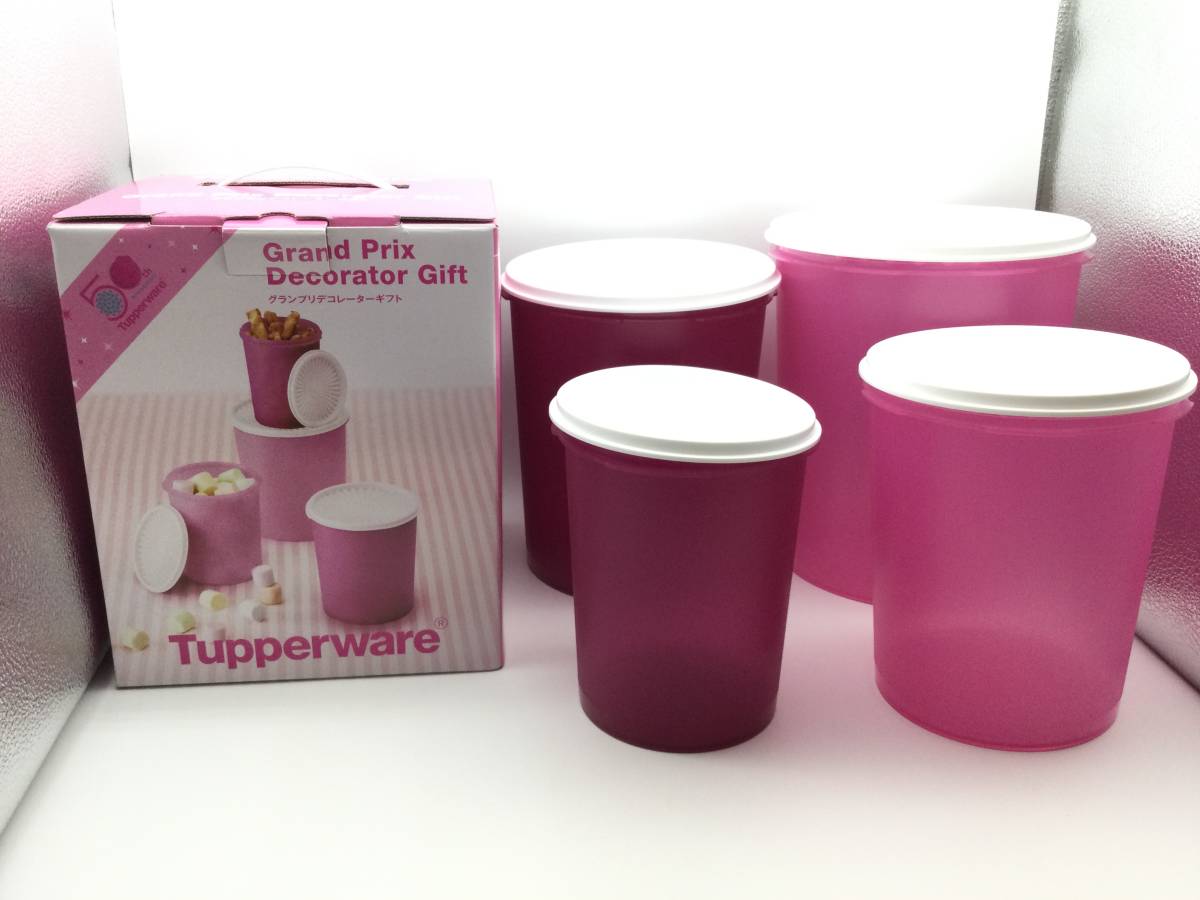 日本製 Tupperware タッパーウェア キャニスター 未使用 SHOP偶然と