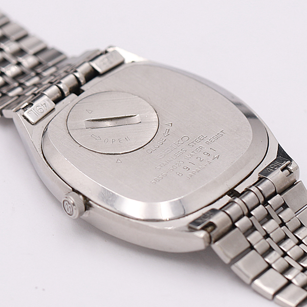 セイコー 5856-5020 SEIKO - Yahoo!オークション 京都嵯峨野パーシモン 