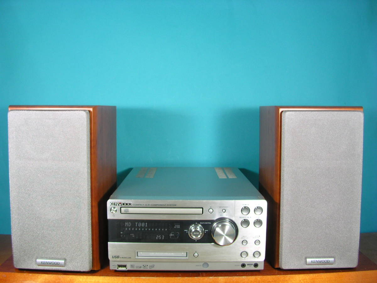 即決 KENWOOD CD/MD/USBシステムコンポ UD-A77希少!! KENWOOD