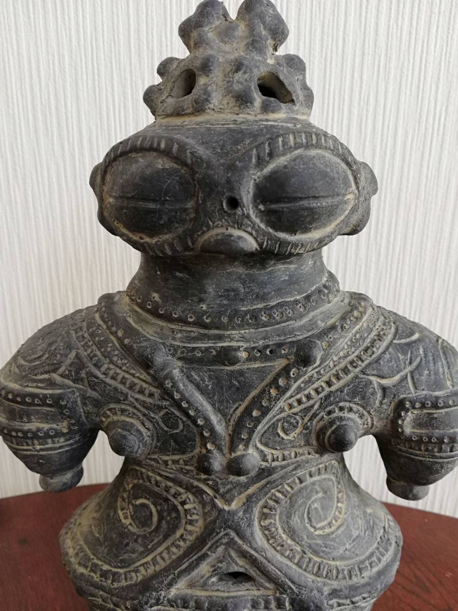 遮光器土偶 | 津軽 土偶 (大) 亀ヶ岡焼 縄文時代 レプリカ 縄文 中