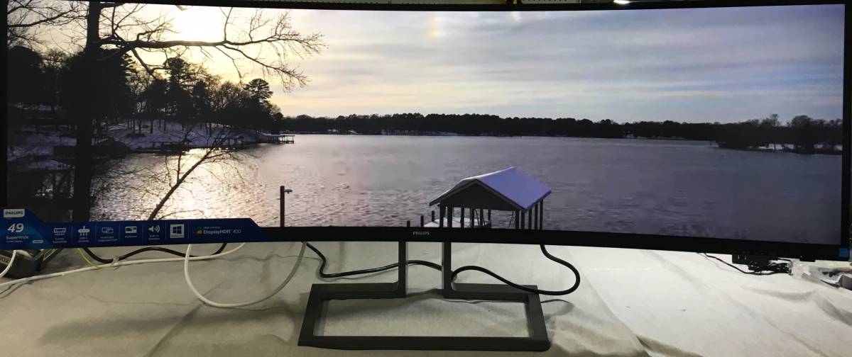 ネット通販で正規取扱店 PHILIPS モニター ディスプレイ 499P9H1/11 49