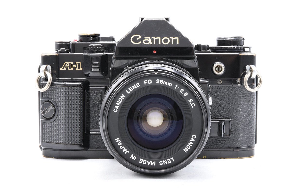 k*o様 Canon A-1 一眼レフカメラ fd28mm f2.8レンズ付き ◇