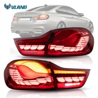 VLAND BMW 4シリーズ M4 テールランプ GTS/CS仕様　流れるウインカー オープニングモーション LED F32クーペ F33 F36グランクーペ F82 F83