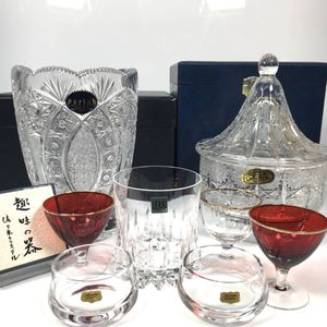 HOYAクリスタル 花瓶のYahoo!オークション(旧ヤフオク!)の相場・価格を