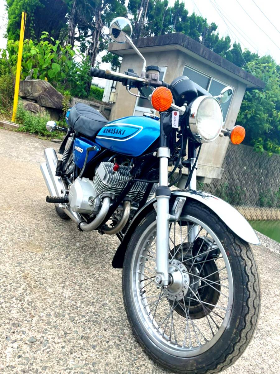 ☆1円スタート☆ バイク 旧車 絶版車 カワサキ kawasaki KH250 ケッチ