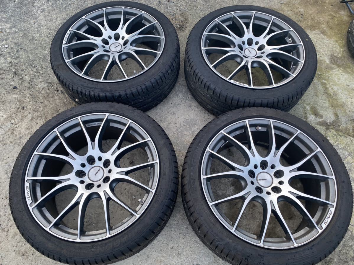 レイズ RAYS MZ HOMURA ホムラ 2×7 19インチ 8.5J +45 114.3 5H 