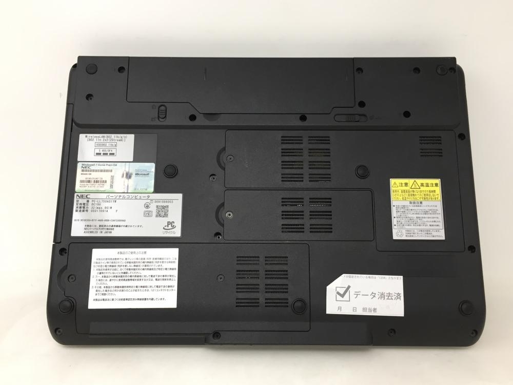 LaVie NEC L ジャンク品 LL750⁄DS3ER PC-LL750DS3ER ジャンクPC 価格