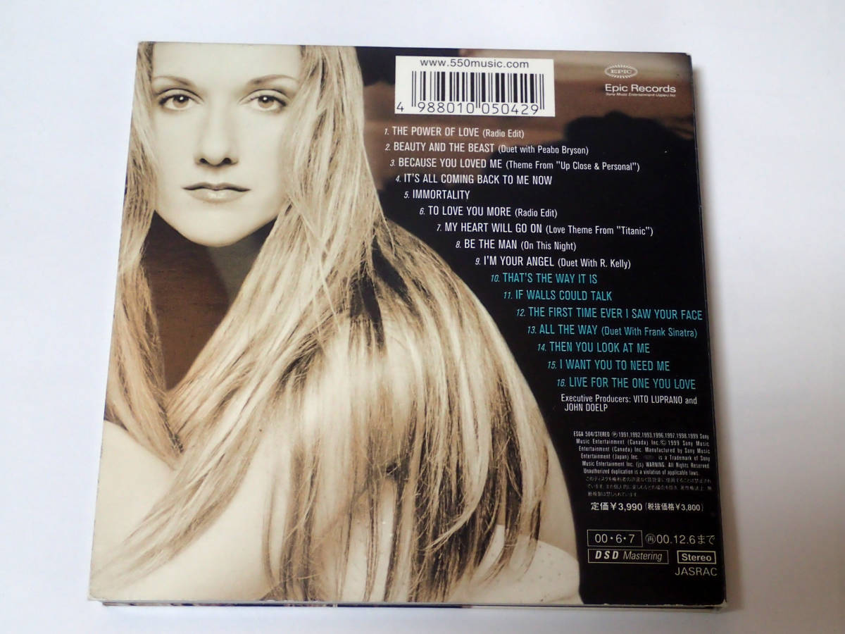 セリーヌ・ディオン／ CELINE DION ALL THE WAY A Decade Of Song SACD 