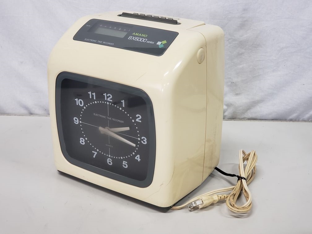 中古】アマノ 電子タイムレコーダーBX-6200-G BX-6200-G（中古  