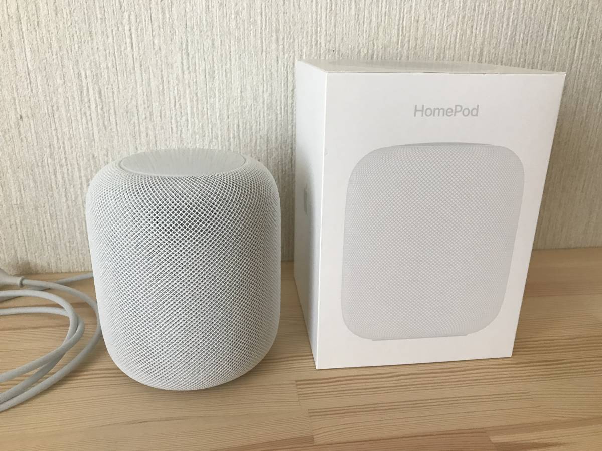 apple HomePod 開封未使用品 白 Apple HomePod mini White MY5H2LL⁄A 