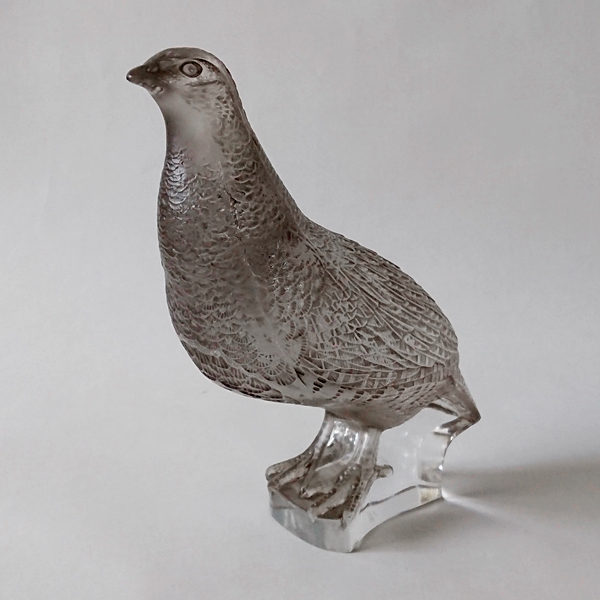 公式通販 ルネ・ラリック Lalique うずら Perdrix Inquiete LALIQUE R