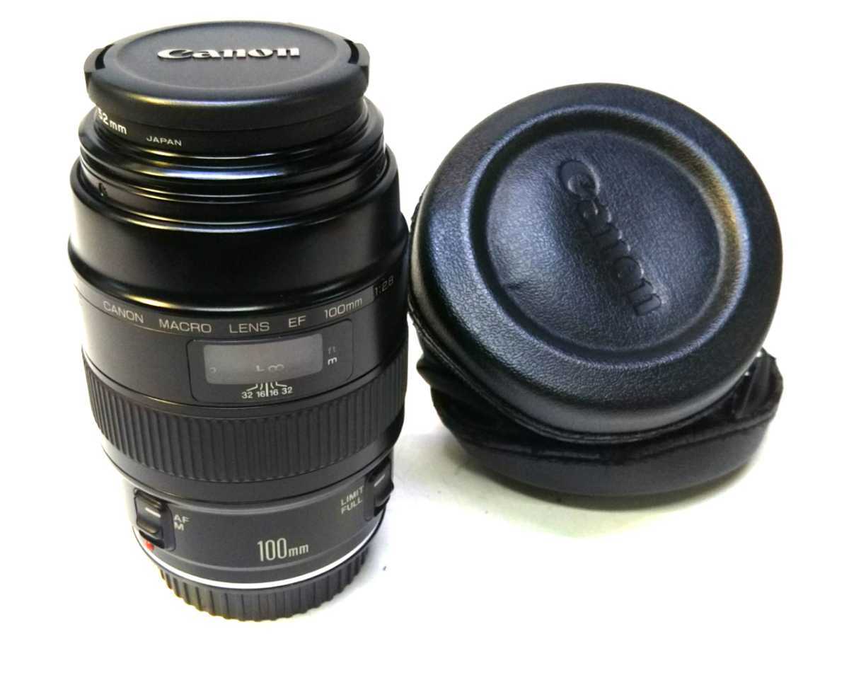 ◇◇レンズ Canon MACRO LENS EF 100mm 1：2：8 ※ジャンク品 :家ta0913-