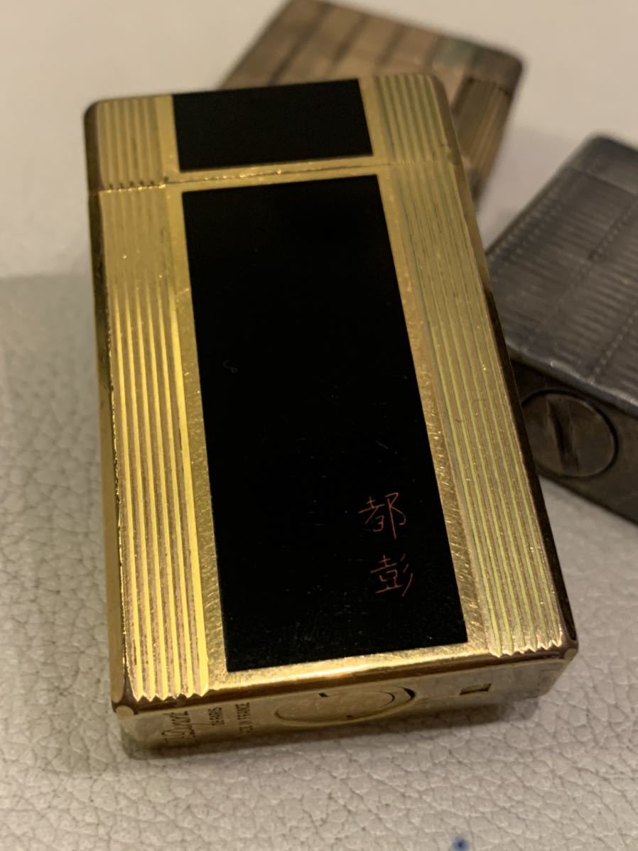 Dupont デュポン MADE IN FRANSE PARIS ガスライターx3個セット