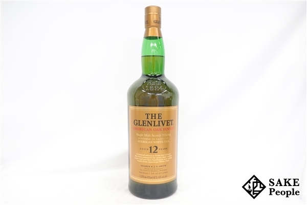 ◇注目! グレンリベット 12年 アメリカン オーク フィニッシュ 1000ml 