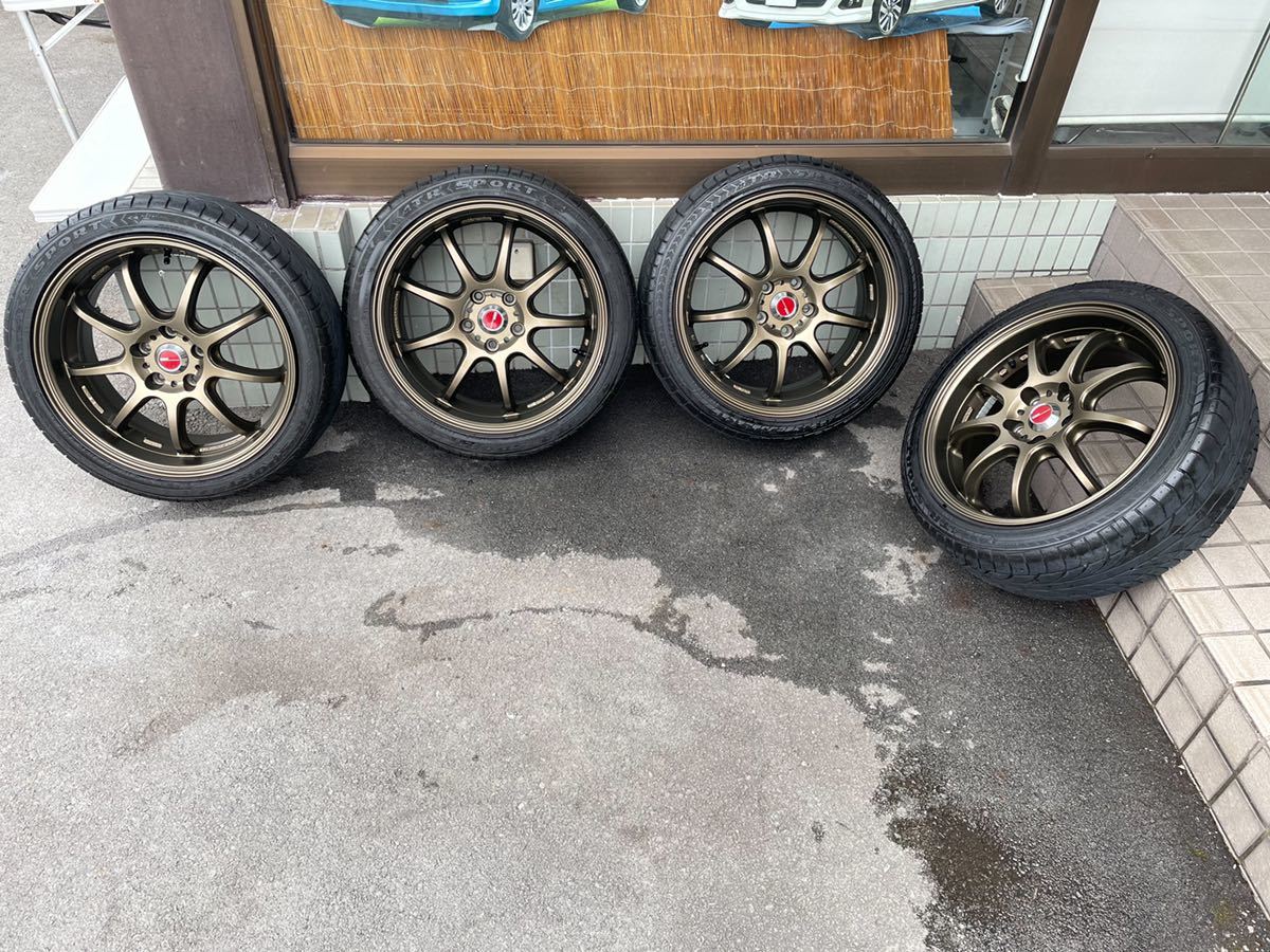 D9R WORK エモーション EMOTION 18インチ×7.5J 18インチ ホイール 