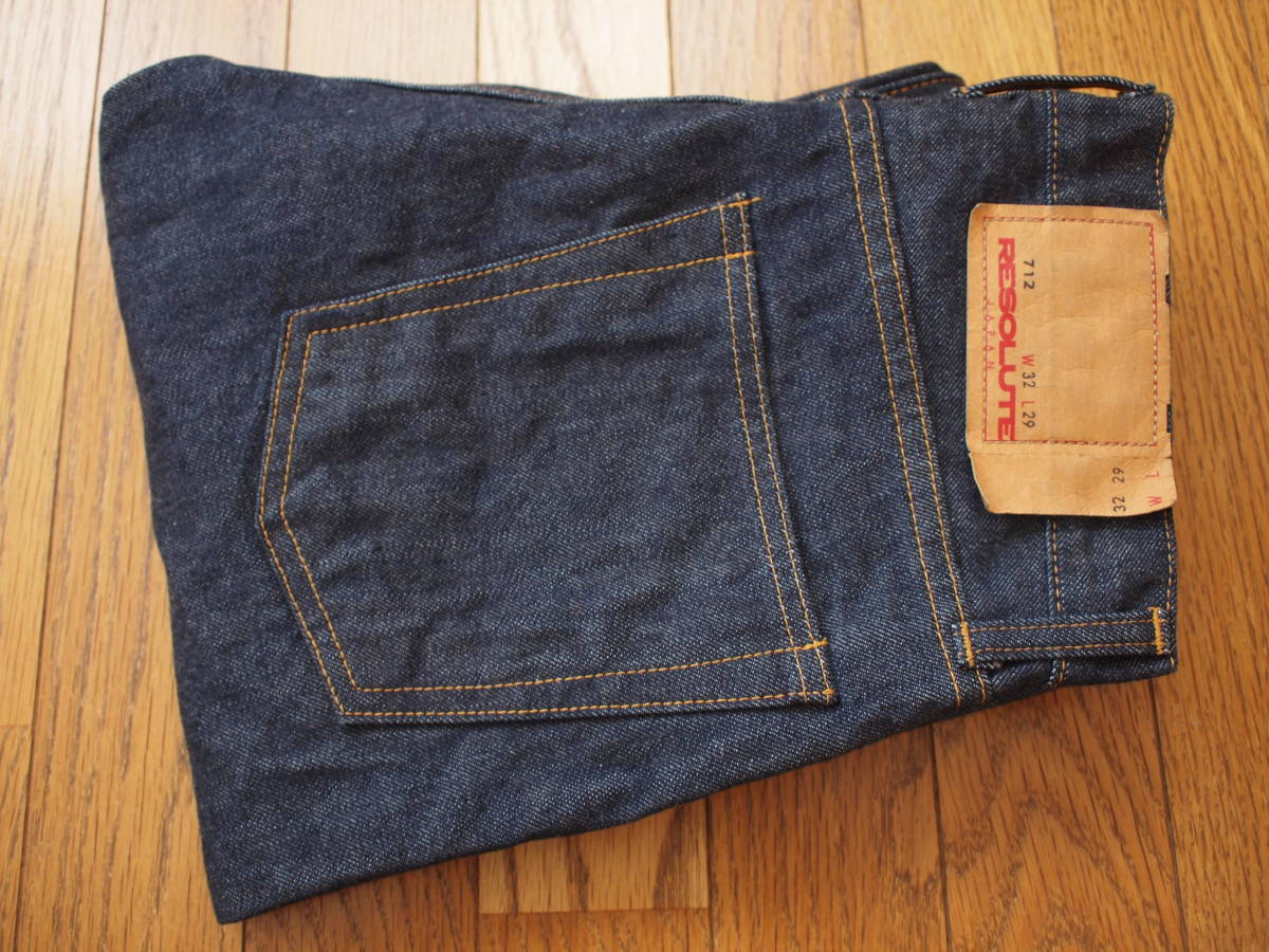 人気，人気SALE 定価24 200円 RESOLUTE リゾルト 712 W32 L29 ワンウォッシュデニム 66モデル 710 711 DENIME FULLCOUNT WAREHOUSE(ジーンズ)｜売買されたオークション情報、yahooの商品情報をアーカイブ公開 - オークファン 男性用