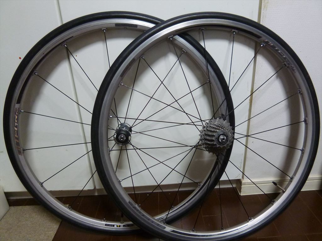 ☆アルテグラ WH-6800 ホイール DURA-ACE CS-9000 12-25T 前後タイヤ