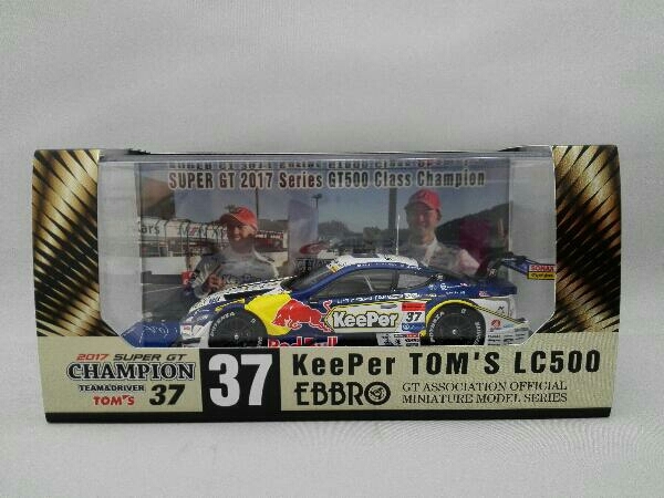 EBBRO 1/43 KeePer TOM'S LC500 GT500 2017 Champion Car No.37 WHITE