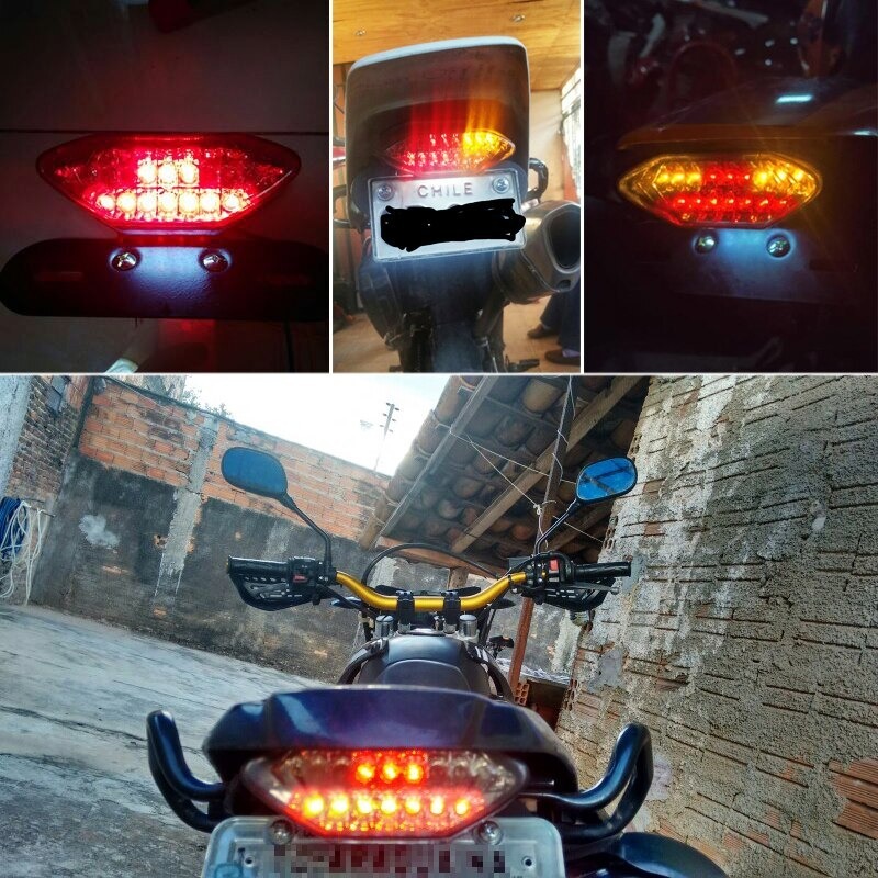 汎用 Led テールランプ ウインカー 一体型 オフ車 モトクロス クリアタイプ Pdm04ixglz 車 バイク 自転車 Mtsbinacendekia Sch Id