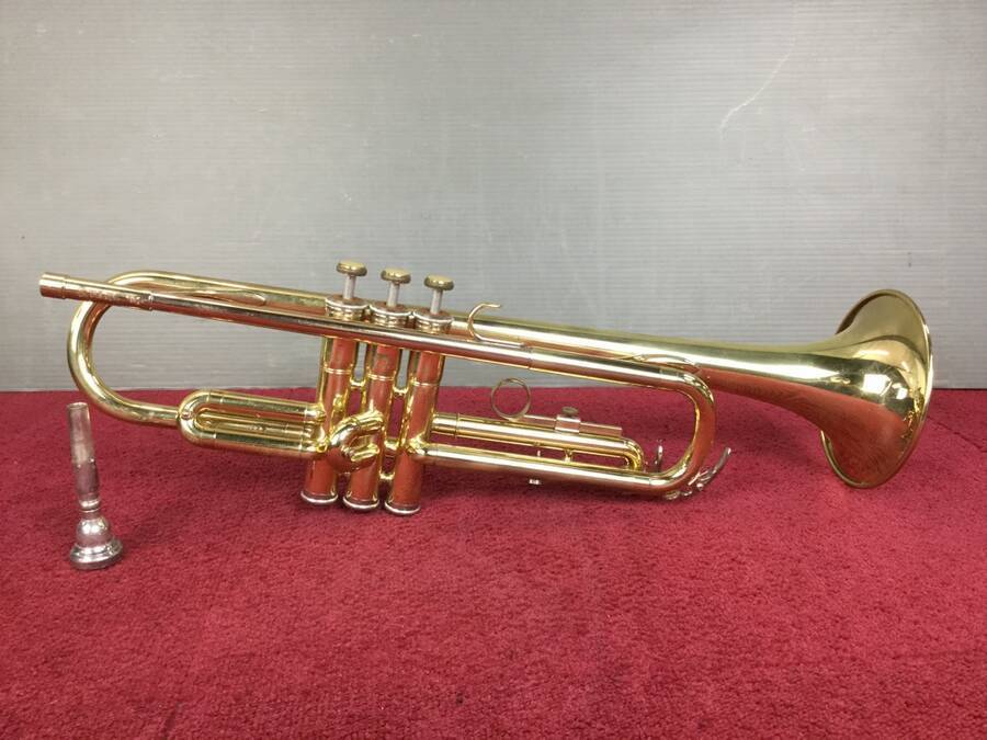 トランペット 本体 管楽器 真鍮製 ジャンク YAMAHA ヤマハ YTR-235 トランペット シリアルNo.117265 マウスピース
