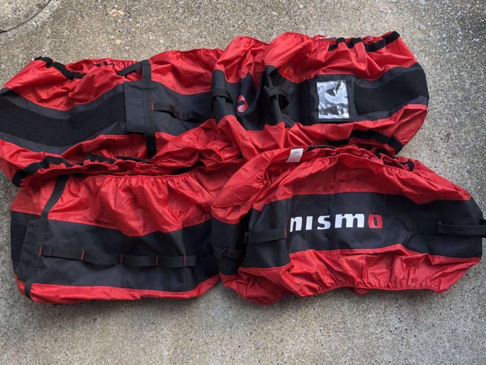 NISMO 4個セット タイヤバック ニスモ タイヤバッグ Nismo レッド