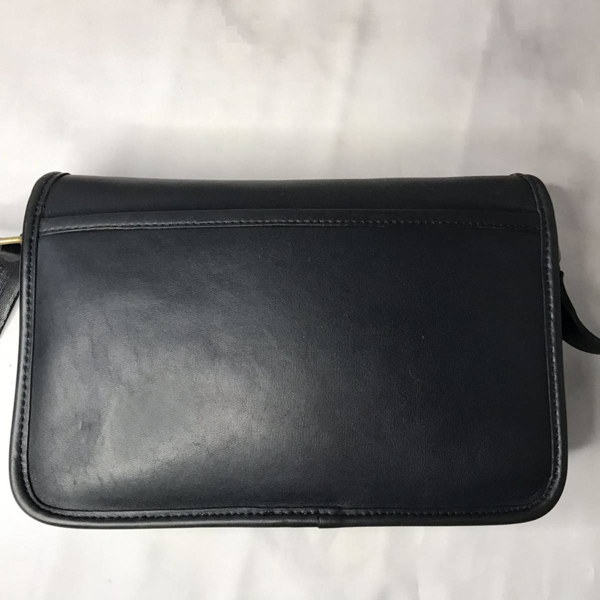 オールド コーチ 【 COACH 】ショルダーバッグ レザー ネイビー 紺色