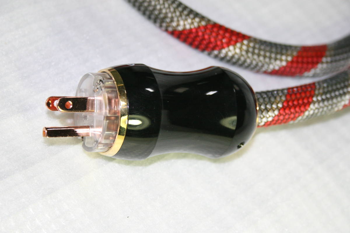 フォノケーブル メッシュチューブ 5ピンソケット+RCA ☆自作☆ 120cm