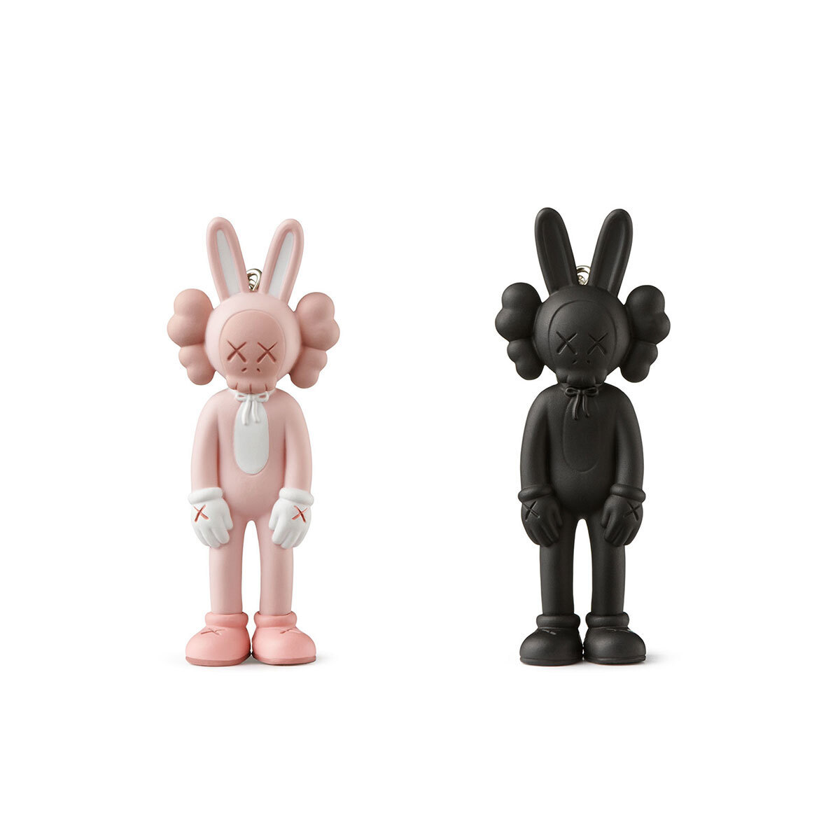 得価，人気SALE medicom toy kaws tokyo first カウズ 展 キーホルダー ２個 セット ピンク ブラック ACCOMPLICE KEYHOLDER pink black メディコム トイ(キューブリック、ベアブリック)｜売買されたオークション情報、yahooの商 キューブリック、ベアブリック