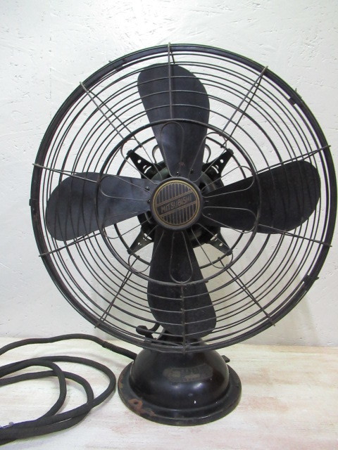 昭和レトロ 三菱 MITSUBISHI 扇風機 アンティーク 電化製品 三菱電機