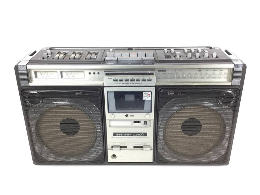 SHARP ラジカセ Yahoo!オークション GF-505SB シャープ - FM AM 昭和 