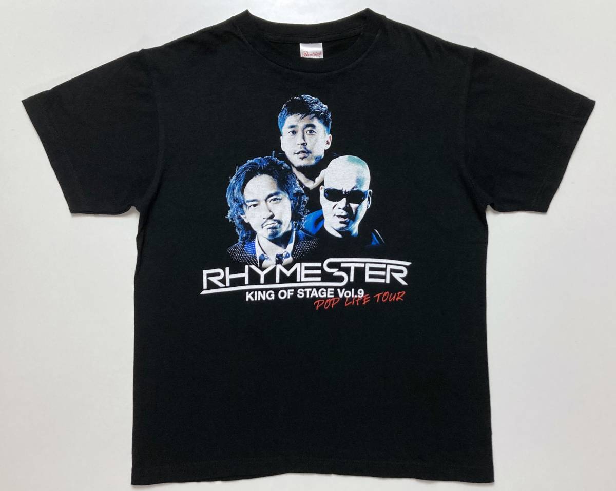 ライムスター KING OF STAGE Vol.9 POP LIFE TOUR Tシャツ RHYMESTER 写真 フォト raptee hiphop