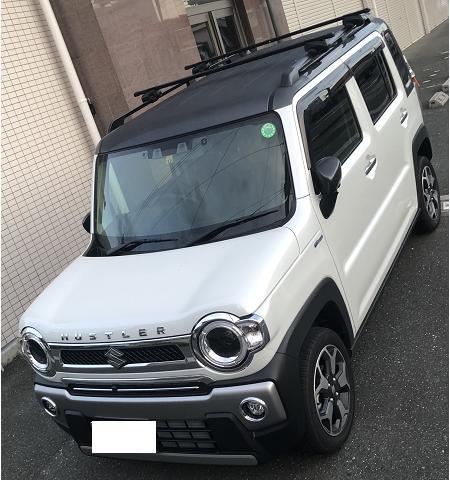 未使用！スズキ純正♪現行MR52Sハスラー Jスタイル用◆ベース キャリア フット★フレアクロスオーバーSPECIALルーフJ styleキャリヤINNO アクセサリー