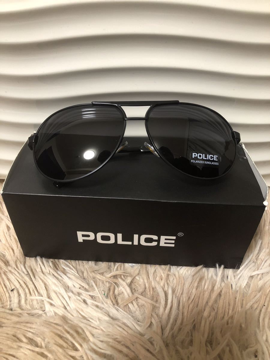 サングラス ティアドロップ ポリス ゴールド S8480G 偏光レンズ POLICE