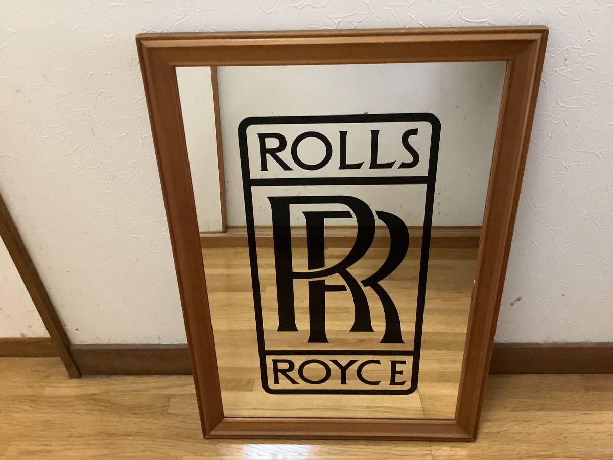 ROLLS - ☆ ROYCE ロールスロイスパブミラー Rolls-Royce エンブレム