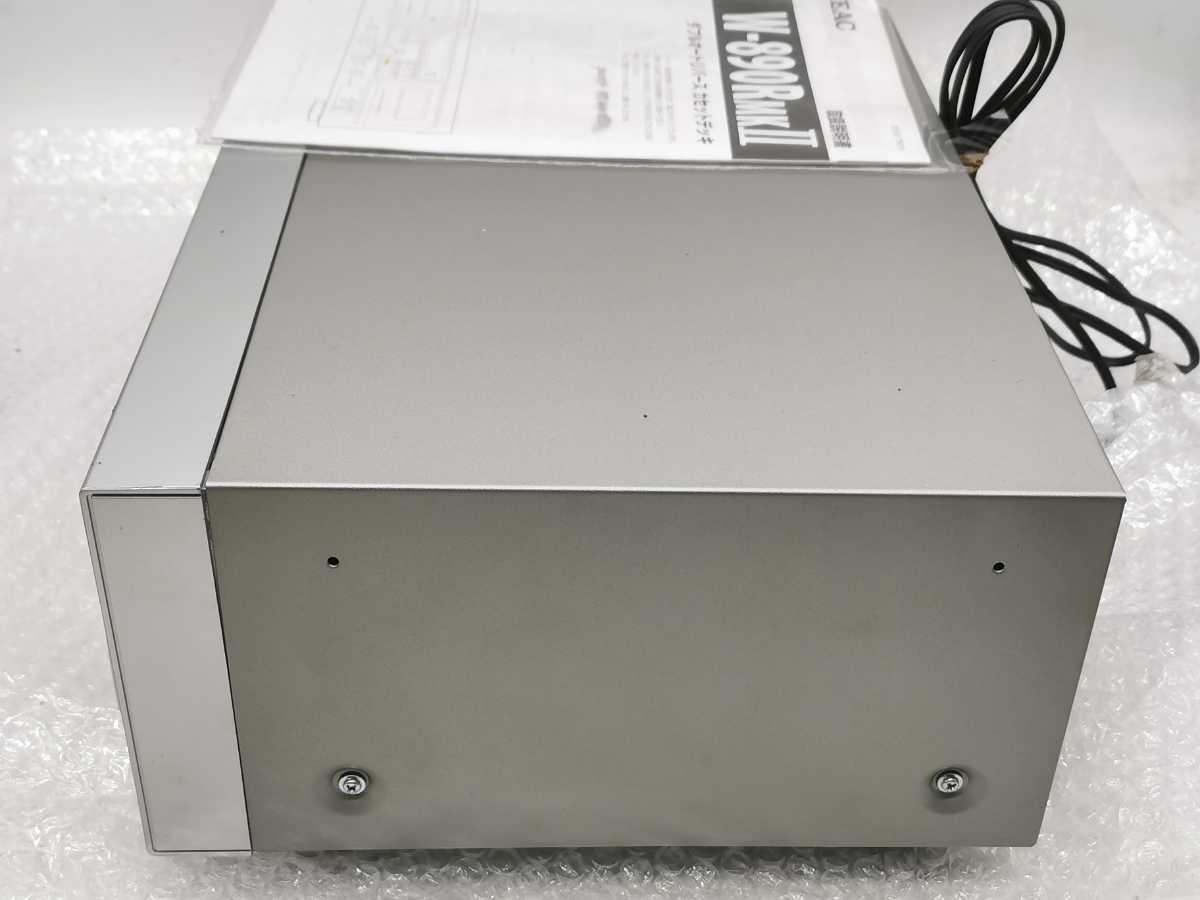 リモコン付TEAC W-890R ダブルオートリバースカセットデッキ