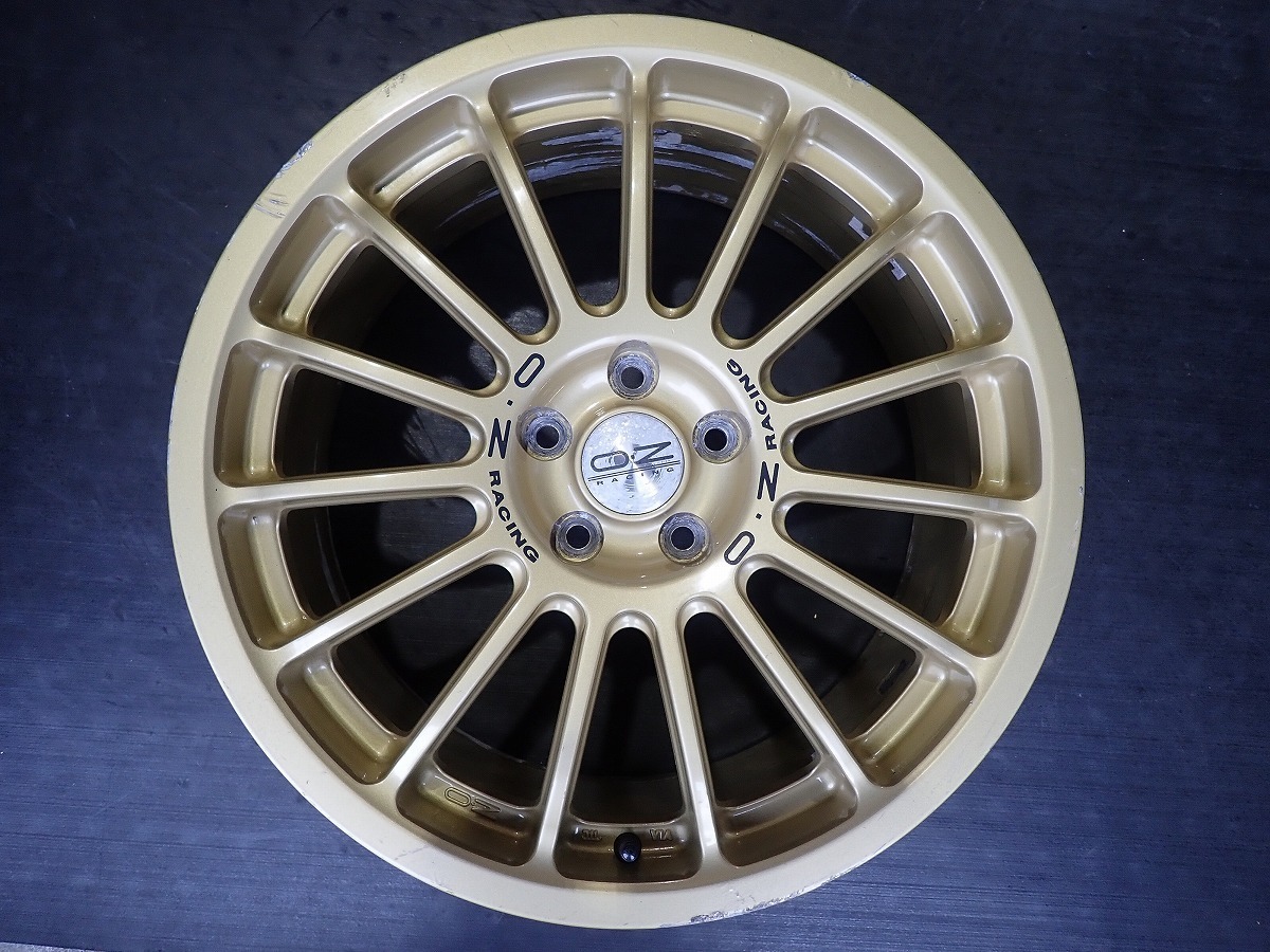 中古アルミ17X7.0　ヴィオレント　XV、フォレスター、レガシィ、プリウス等に G11559【送料無料17インチ】OZ レーシング インプレッサ レガシィ XV