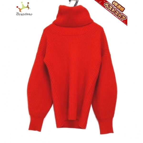 ブラミンク BLAMINK 長袖セーター サイズ36 S - レッド レディース タートルネック/ニット/カシミヤ混 トップス BLAMINK - 長袖セーター カシミヤ レディース美 ブラミンク／BLAMINK（ニット・セーター｜トップス