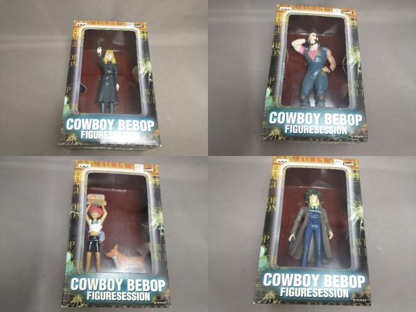【未開封】COWBOY BEBOPフィギュア 全5種 カウボーイビバップ ガシャポン \u0026 全5種セット フィギュアセッション 再販