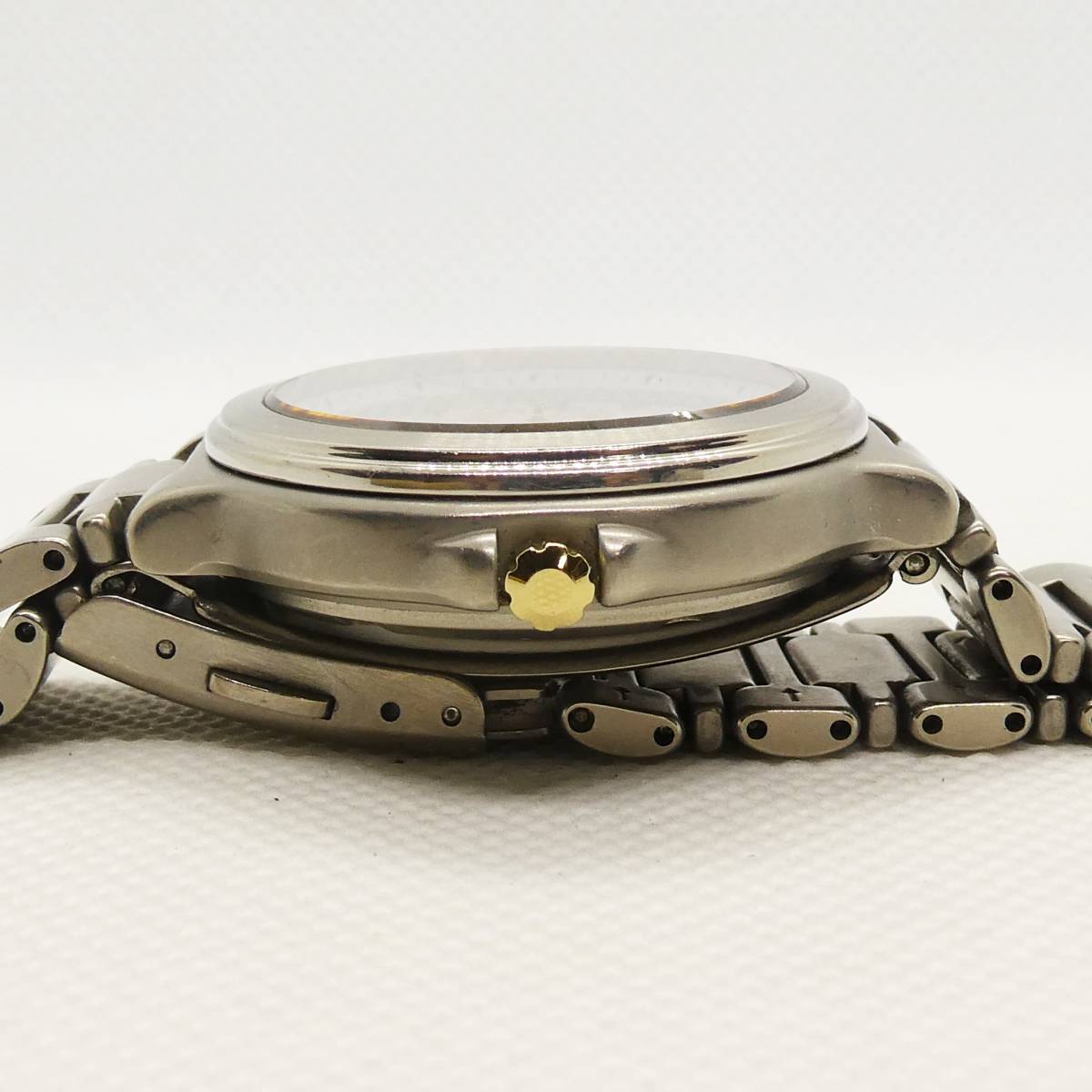 現状稼働中 1円 SEIKO セイコー SOLAR ソーラー TITANIUM チタニウム 