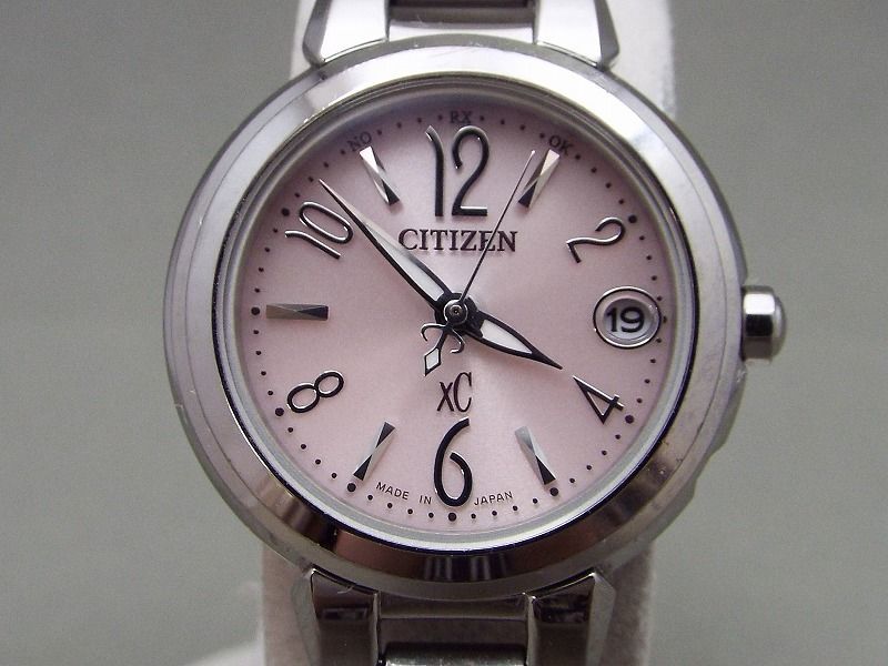 レディース 美品 レディース CITIZEN xC H058-T016545 電波ソーラー