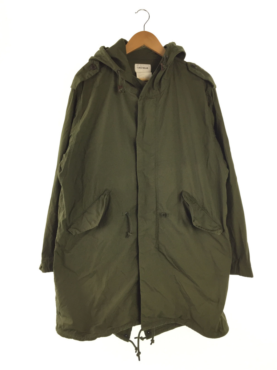 YAECA◆ヤエカ/モッズコート/M/コットン/KHK/LIKE WEAR/M-51 モッズパーカー