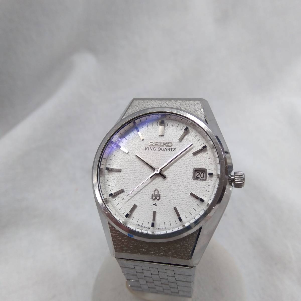 SEIKO キングクォーツ 0852-8025 電池有 デイト SEIKO KING セイコー 