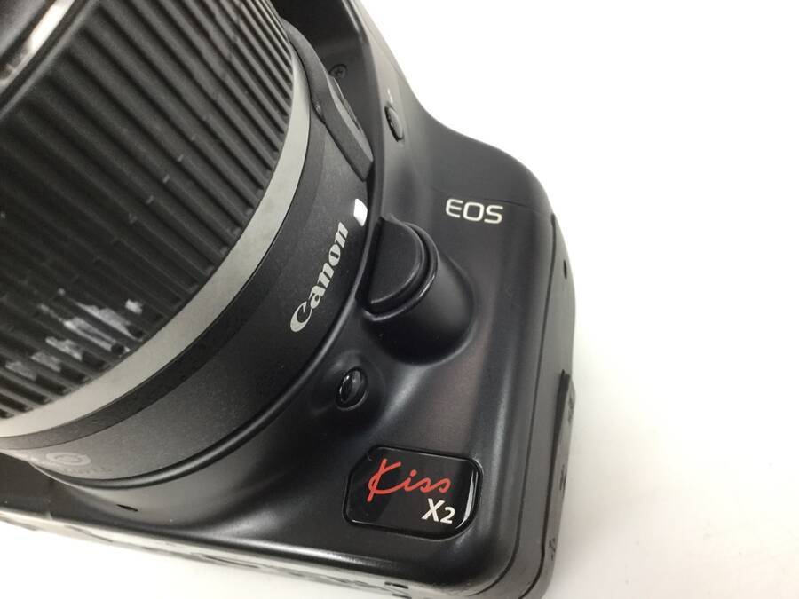 Canon EOS Kiss X2 DS126181 EF-S /φ 58mm/1：3.5-5.6 /18-55 mm搭載 デジタル一眼レフカメラ●現状品 EOS Kiss X2 &frasl;XSi Ⅱ デジタル一眼カメラ