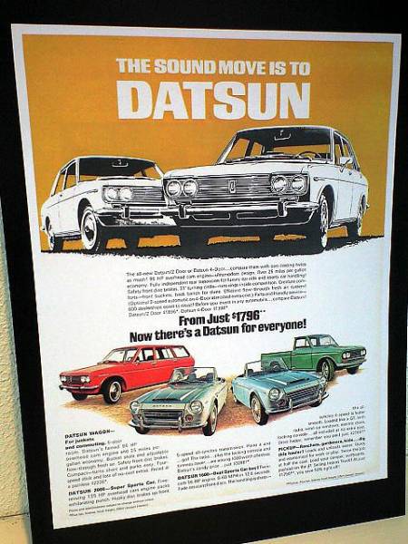 Datsun ダットサン 510 箱ブル Sr311 521 ンテージ ポスター旧車 自動車 売買されたオークション情報 Yahooの商品情報をアーカイブ公開 オークファン Aucfan Com