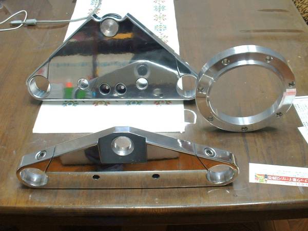 バルカン400ワイドトリプルツリーレイク角10度未使用美品送料込 