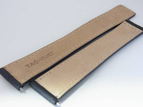 TAGHEUERタグホイヤーMonzaモンツァ純正専用ベルト黒クロコ_2